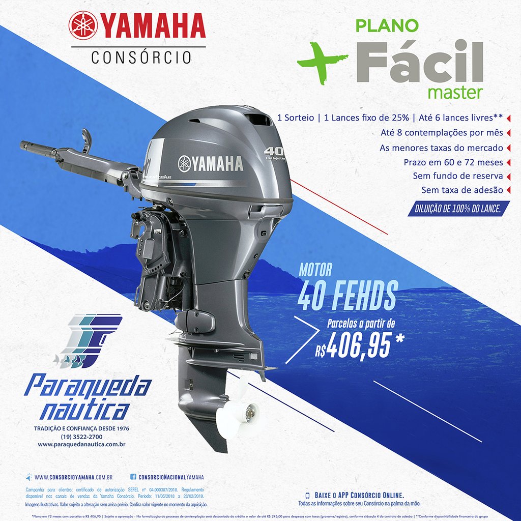 Yamaha consórcio Motor de popa