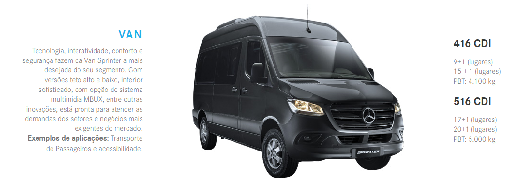 Mercedes Benz Sprinter Van