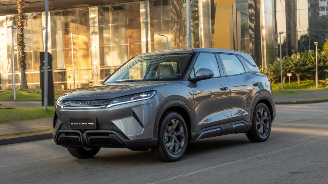 Consórcio de carros elétricos BYD 2025