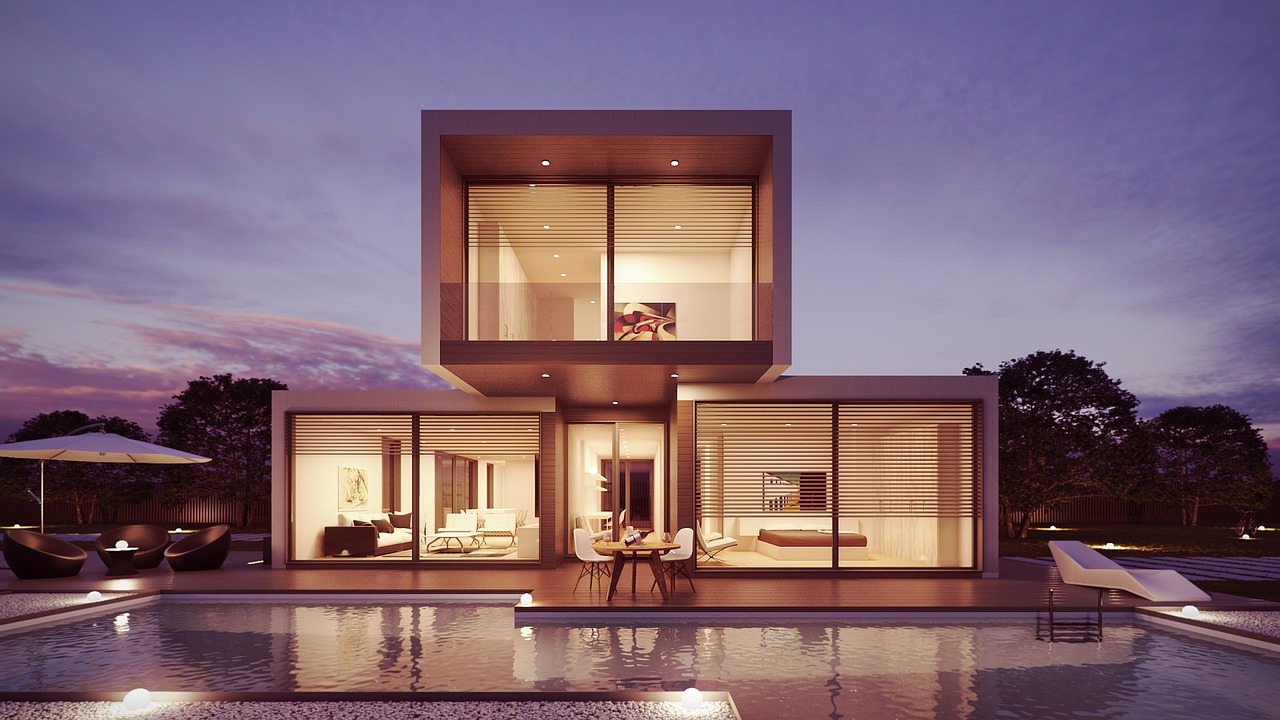 Casa de alto padrão, exemplo de imóvel que pode ser adquirido com carta de consórcio imobiliário de alto valor