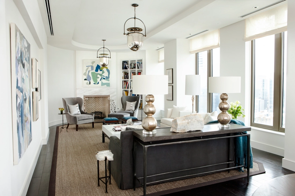 Interior de apartamento moderno, exemplo de imóvel que pode ser comprado com carta de consórcio imobiliário